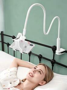 1 buah Stand Ponsel Tekuk 360° untuk Kamar Tidur dan Kantor, Penjepit Lebar Cocok untuk Meja hingga 8cm, Klip Anti Selip Kokoh pada Dudukan Tablet, Bebas Genggam untuk Menonton, Bermain Game, dan Panggilan Video - Berbagai gaya - View 3