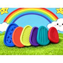 Soft Texture Stress Relief Sensory Soothing Stone, Suitable For Students, Relieves Anxiety And Stress (Random Color) - Multicolor - View 8