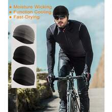 3pcs Mesh Helmet Liner Sweat-Absorbing Skull Cap Quick-Dry Running Sports Beanie Unisex Comfortable Headwear - Multicolor - View 7