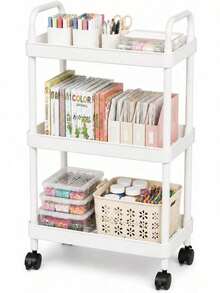Portable Shopping Carts - White - View 1