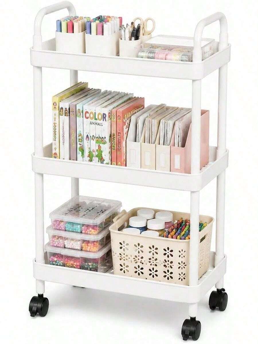 Portable Shopping Carts - White - View 1