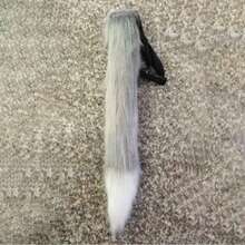 Fox Tail Halloween Handmade Cat Tail Cosplay Party Prop - Multicolor - View 6
