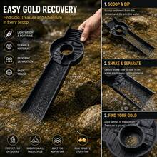 1pc Gold Mining Sluice Box, Portable High-Efficiency Recovery Tool For Gold Prospecting, Fun Gold Exploration, With Efficient Anti-Splash Design, Lightweight Plastic Mining Equipment, Suitable For Creek, River And Stream Gold Prospecting Outdoor Exploration - Outdoor Tools - View 5