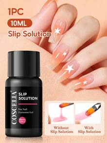 Coscelia Slip Solution Nail Gel For Manicure Extension False Nails Semi-Permanent Extension Nail Gel No Erase Gel Acrylic Fake Nail Patch Gel For Salon Home Nail Design Use - Multicolor - View 13