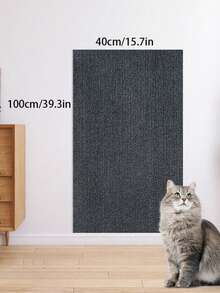 1pc Self-Adhesive Cat Scratch Board, Wall-Mounted Cat Scratch Pad, Sofa Carpet Furniture Protection Sticker, Durable Scratching Board To Prevent Cat Claw Damage To Furniture, Suitable For Living Room Bedroom Cat Room Pet Supplies, Daily Use - Multi-color - View 13