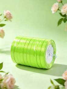 10 Rolls/1 Roll 25 Yards/Rolls 1cm Width Satin Ribbon Braided Thin Tape Gift Wrapping Cake …Packaging Material Bowknot Ribbon Valentine - 25-yard 1cm Ribbon - View 98