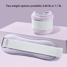 2pcs Exercise Equipment Adjustable Ankle Weights Wrist Weights Set Soft Weighted Ankle Straps For Fitness Walking Running Gym Workout Training Strength Exercise Equipment - Multicolor - View 6