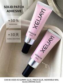 XEIJAYI 4件組 30ml 固態美甲膠，適用於美甲藝術，UV/LED相容美甲膠，適合沙龍與居家DIY美甲，附鋼製推桿美甲工具 - 彩色 - 查看 6