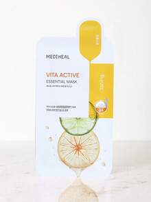 Mediheal Vita Essential 面膜 10 片裝，提亮膚色、改善暗沉、保濕、活化肌膚，含 9 種維生素複合成分，適用於暗沉肌膚及所有膚質 - Vita Essential Mask 10 - 查看 9