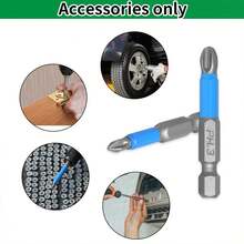 UNISURE 1 Set 150mm Anti-Drop Spring Positioning Screwdriver Set, S2 Steel Cross Anti-Slip PH2 Magnetic Bit, Minimalist Blue Cylindrical Spring Design, Screw Fixing Positioning Tool, Suitable For Home Repair And Father's Day Gift - Spring-loaded Screwdriver + Head - View 6