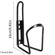 2 Packs Bike Water Bottle Cage Holder Mount Bracket, Universal Bicycle Bottle Rack Stand Compatible With Road Mountain Hybrid Commuter Bikes, Durable Stainless Steel Material With Installation Tool Kit - Black - View 3