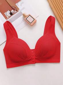 Women Bras & Bralettes - Burgundy - View 9