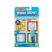 Melissa & Doug & Doug Portable Water Wow! No-Mess Coloring Book, Reusable Water-Reveal Activity Pad, Letters, Colors & Shapes, Farm Travel Toy, Party Favor, Suitable For 3+ Toddlers & Children - FSC Certified - Multicolor - View 14