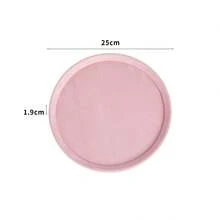 1pc Pink Soft Anti-Scratch Velvet Jewelry Storage Display Tray, Multi-Size Nesting Stackable Jewelry Display Tray, Suitable For Rings, Necklaces, Bracelets, Earrings, Studs, Bangles, Jewelry Store Display, Vanity Storage, Live Stream Display - Pink - View 17