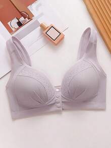Women Bras & Bralettes - Burgundy - View 7