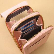 Women's Crossbody Bag Fashion Minimalist Large Capacity Multi-Function Touchscreen Phone Bag - Multicolor - View 5
