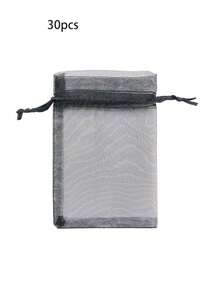 10/20/30pcs 4x6 Inch Luxury Organza Drawstring Jewelry Storage Bags - Wedding Party Christmas Gift Bags & Storage Bags - Reusable, Soft - Multicolor - View 15