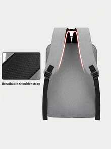 Men's Business Laptop Backpack, USB Charging Port, Commuter Casual Travel School Bag, Minimalist Large Capacity, Gift, Anti-Theft, TSA Friendly - Multicolor - View 11