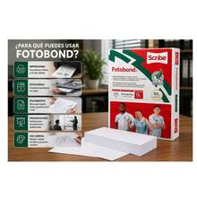 500-Sheet White Letter-Size Paper Pack, Scribe Brand - Rectangle - View 4