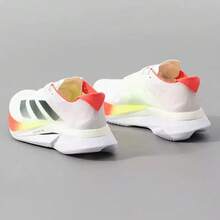 Adidas New ADIZERO BOSTON 12 Lightweight Casual Women's Running Shoes - White/Black/Red/Green - View 4