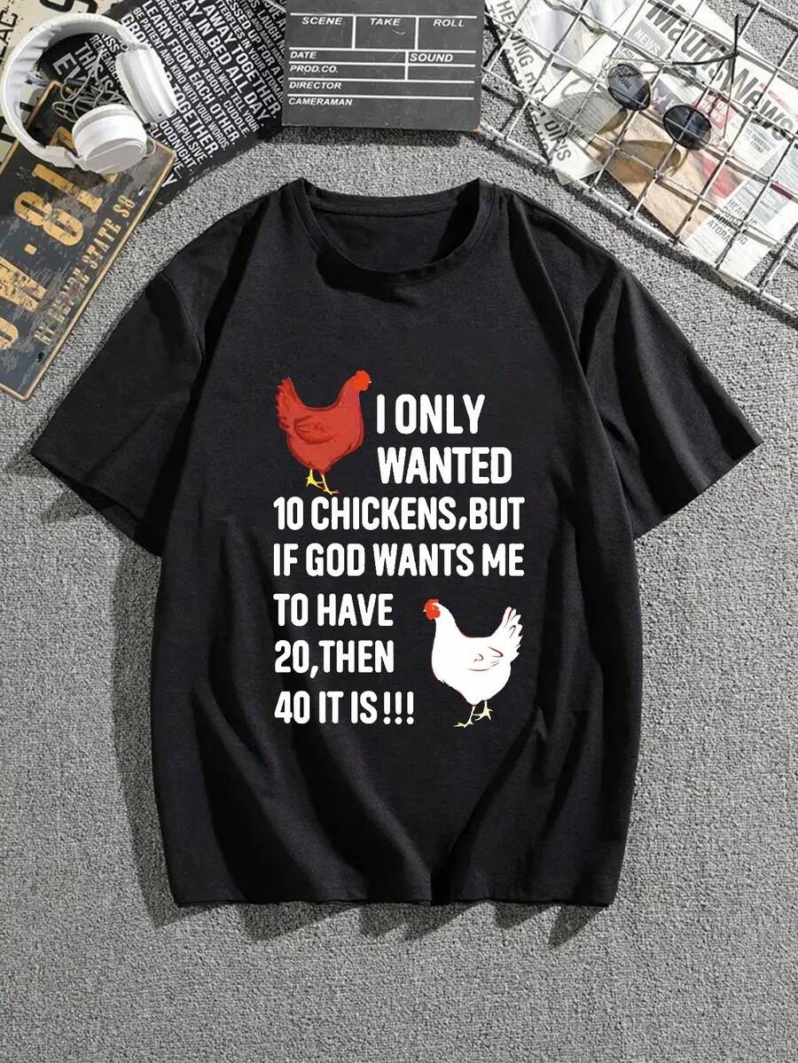 Camisetas de hombre - Negro - Ver 1