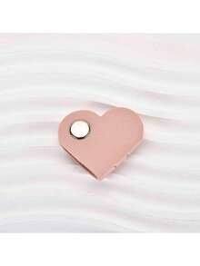 1pc Customized Gold Foil Leather Heart-Shaped Cable Winder, Multi-Color Earphone And Data Cable Storage Organizer - Multicolor - View 5