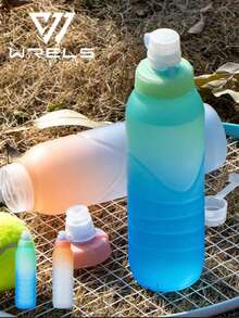 1 PC WRELS Sports Bottle, Gradient Outdoor Sports Water Bottle, Portable Waist‑Pack Water Cup For Marathon, Running, Fitness, Travel And Cycling - Multicolor - View 9