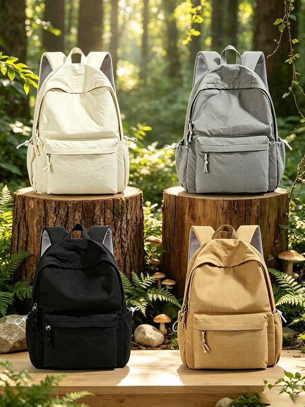 Esta mochila de estilo japonés elegante y minimalista es adecuada para diversas ocasiones, incluyendo el desplazamiento diario. Es el regalo perfecto para adolescentes.