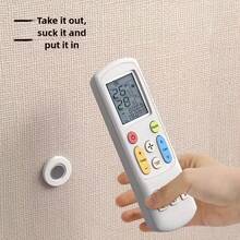 1PC Punch-Free Magnetic Wall Mount Remote Control Holder, No Drill TV Air Conditioner Remote Storage Organizer - Multicolor - View 2