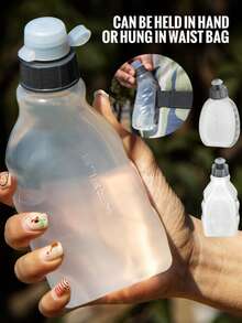 1PC WRELS 180/250 ML Lightweight Collapsible Squeeze Water Bottle For Marathon Sports, A Tasteless Cold‑Water Bottle Manufactured With Hot‑Pressing Technology - Multicolor - View 9
