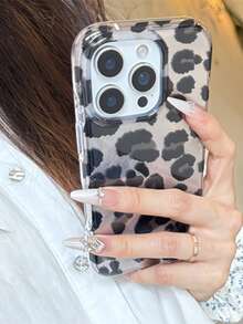 1 قطعة بطانية هاتف مقاوم للصدمات بتغطية كاملة بطبعة نمر عتيقة وحروف متوافق مع iPhone18/18Pro/18ProMax/17/17Pro/17ProMax/16/16Pro/16Plus/16ProMax/15/15Pro/15ProMax/14/14Pro/14ProMax/13/13Pro/13ProMax - متعدد الألوان - مشاهدة 5