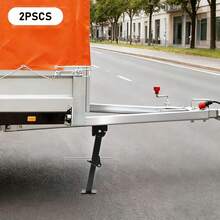 Pair Of Telescoping Trailer Stabilizer Jacks, 800 LB Capacity, RV Camper - Default - View 2