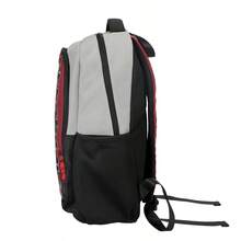 Mesuca 1pc Marvel Deadpool Print Pattern Gray & Red Waterproof Fabric Backpack With Multiple Pockets And Adjustable Shoulder Straps, Suitable For Outdoor Travel And Daily Carry - View 7