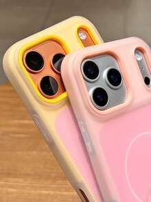 Casing Ponsel Lanyard Magnetik 2-in-1 Warna Permen yang Kompatibel dengan iPhone 18 Pro Max 18 Pro 17 Pro Max 17 Pro 17 16 Pro Max 16 Pro 16 15 Pro Max 15 Pro 15 14 Pro Max 14 Pro 14 13 Pro Max 13 Pro 13 Penutup Silikon Lembut untuk Pengisian Daya Nirkabel Pelindung Ponsel yang Dapat Dilepas - kuning pucat - View 4