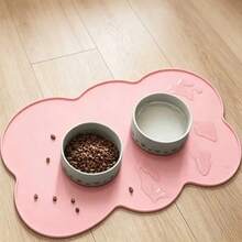 Silicone Pet Feeding Mat, Leak-Proof Non-Slip Feeding Pad, Suitable For Dogs And Cats, Oval Bowl Mat - Multicolor - View 6