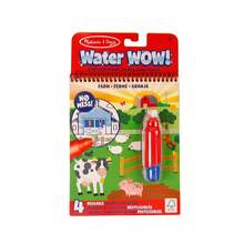 Melissa & Doug & Doug Portable Water Wow! No-Mess Coloring Book, Reusable Water-Reveal Activity Pad, Letters, Colors & Shapes, Farm Travel Toy, Party Favor, Suitable For 3+ Toddlers & Children - FSC Certified - Multicolor - View 15