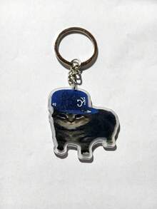 Acrylic Cat Keychain, Cute Pet Cat Pendant, Animal Bag Charm, Car Key Ring, Backpack Accessory, Gift For Cat Lovers - Multicolor - View 12