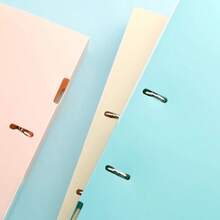 1 buah Binder Kertas Lepas 2 Lubang A4 Warna Macaron, Desain Klip Ganda, Pengikatan Aman Mencegah Halaman Berhamburan, Dapat Menyimpan Kertas Ujian, Catatan Kuliah, File Kantor, dan Materi Pembelajaran, Pengorganisasian dan Klasifikasi yang Efisien, Skema Warna Segar dengan Estetika yang Luar Biasa, Perlengkapan Penyimpanan Alat Tulis yang Direkomendasikan untuk Kembali ke Sekolah, Cocok Sebagai Hadiah Natal, Hadiah Halloween, Hadiah Thanksgiving untuk Siswa dan Rekan Kerja - Beraneka warna - View 4