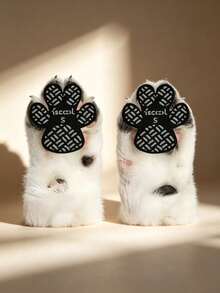 4pcs/Set Waterproof Dog Paw Protection Pads, Non-Slip Self-Adhesive Shoes Socks, Replacement Paw Pads, Prevent Dog Slipping - Multicolor - View 8