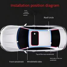 Car Windshield Windproof & Waterproof Cover, 14mm/19mm T-Shaped Adhesive Rubber Sealing Strip, Automatic Sunroof Sealing Gasket, Front & Rear Windshield Decorative Anti-Leak Soundproof Wind & Rain Strip, Rubber Self-Adhesive Car Dustproof Waterproof For Cars, Trucks, SUV/RVs - T-type Roof Windshield Rubber Seal - View 9