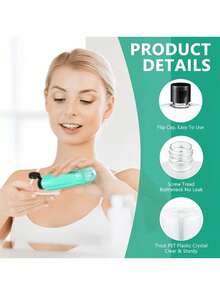 6pcs/1pc Transparent Flip Top Dispenser Bottles, Leak-Proof Squeeze Shampoo & Lotion Containers, Refillable Cosmetic Bottles, Travel Essential - Multicolor - View 2