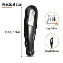 1 cái dụng cụ gọt và thái rau củ đa năng, thiết kế lưỡi xoay 3 trong 1, miệng rộng, tiện lợi để chế biến nhiều loại rau củ, phù hợp cho khoai tây, táo, các loại rau củ quả hỗn hợp, cà rốt, dưa chuột và nhiều loại khác, dụng cụ nhà bếp tiện dụng - Nhiều màu - Xem 12