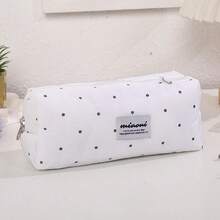 1 Buah Tas Alat Tulis Motif Polkadot Gaya Korea, Kotak Pensil Polos Motif Polkadot Sederhana, Tas Alat Tulis Praktis untuk Pelajar, Cocok untuk Kantor dan Belajar, Tempat Penyimpanan Pensil dan Pulpen - beraneka warna - View 14