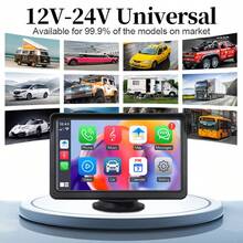 7 Inch Universal Wireless CarPlay And Android Auto Portable Display Compatible With All Car Models - A - View 9