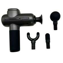 This 5-Speed Adjustable Massage Gun Comes With 4 Replaceable Massage Heads. It's A USB Rechargeable Portable Deep Tissue Impact Muscle Massager, A Lightweight Electric Body Massager Suitable For Gyms, Sports, And Home Use. - Multicolor - View 13