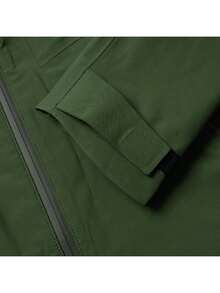 Skechers Men's Sports Jacket Woven Hooded Outdoor Casual Jacket L323M127-00QV - Chive Green - View 8