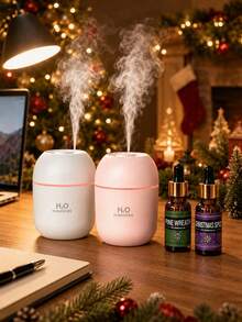 1 buah/2 buah/Set (Diffuser Aromaterapi + 10ml Minyak Aromaterapi), Pelembap Udara Senyap Bertenaga USB, Meningkatkan Kelembapan Udara/Meredakan Udara Kering, Cocok Untuk Rumah, Hotel, Pengharum Ruangan Kamar Mandi, Penyegar Udara, Aroma Tahan Lama, Hadiah Ulang Tahun, Wisuda - Mist - View 3
