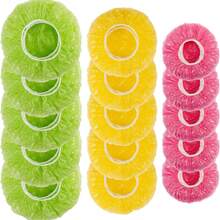 30/60pcs 3 Sizes Reusable Elastic Food Bowl Covers, Bread Fermentation Bowl Covers, Semi-Transparent Stretchable, Colorful, Aluminum Foil And Plastic Wrap Alternative, Baking Essential - Multicolor - View 7