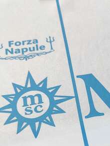 Men Custom Napoli Forza Napule Stripe Print Soccer Jersey, Personalized Name Number Football Shirt Fan Gear Match Training Daily Gift - White - View 8