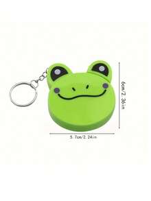Cartoon Animal Tape Measure Keychain, Double-Sided Scale Automatic Retractable Tape Measure - Soft Body-Hugging Measuring Tape With Ergonomic Handle, Portable Tailor Ruler Suitable For Tailoring And Home Use, Can Measure Waist, Chest, Height - Perfect For Fabric And DIY Projects - Multicolor - View 8